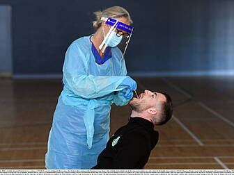 No positive tests in first rou...
